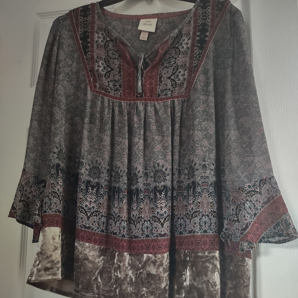 Grey XL Top